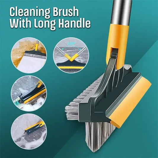 2-in-1 floor cleaning brush. Featuring a 120° rotatable head